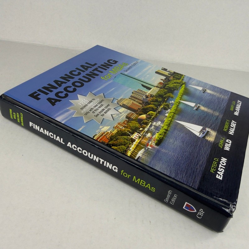 Financial Accounting for MBAs 7th Edition Easton Wild Halsey McAnally Hardcover gallery
