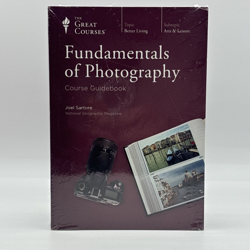Fundamentals of Photography The Great Courses -guidebook and DVDs NEW SEALED