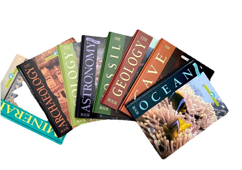 Wonders of Creation Science Book Lot 8 Vol Archaeology Geology Ocean Cave Fossil gallery