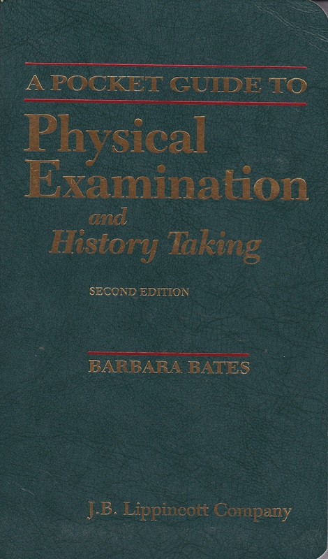 A Pocket Guide to Physical Examination and History Taking – paperback Bates,…