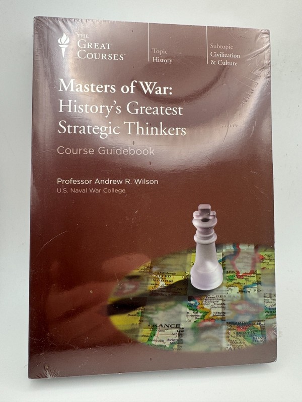 GREAT COURSES Masters of War: History’s Greatest Strategic Thinkers DVD & Guide