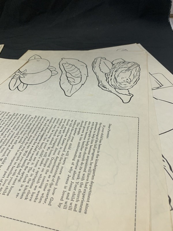 Vintage Kindergarten Activities The Pilgrim Press Activity Sheets for Children gallery
