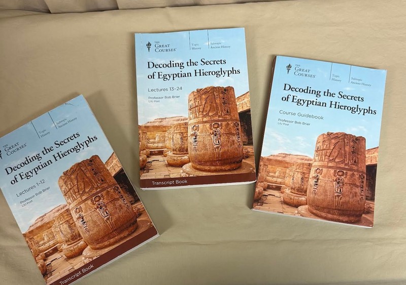 Decoding the Secrets of Egyptian Hieroglyphs by Bob Brier (Lectures 1-12, 13-24)