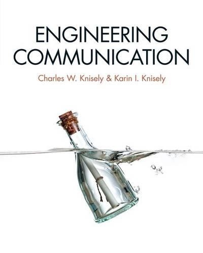 Engineering Communication, Knisely, Karin I