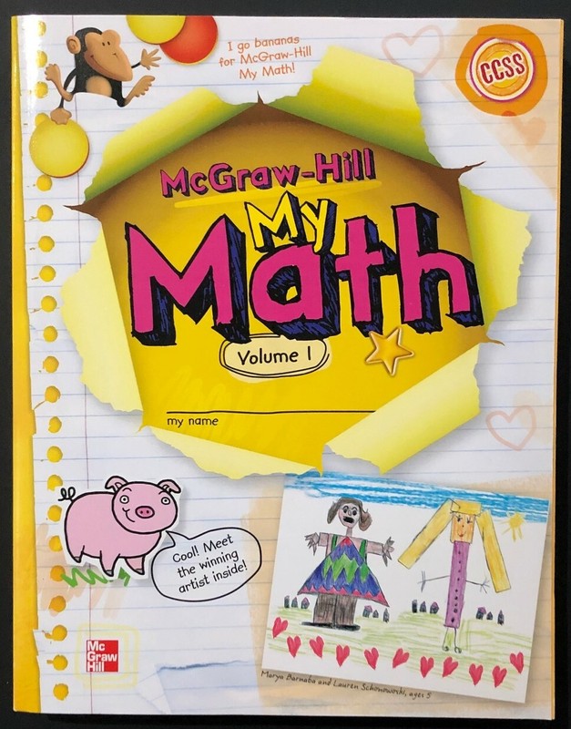 Kindergarten – MY MATH – Student Edition Workbook (Vol. 1) (2013, McGraw-Hill)