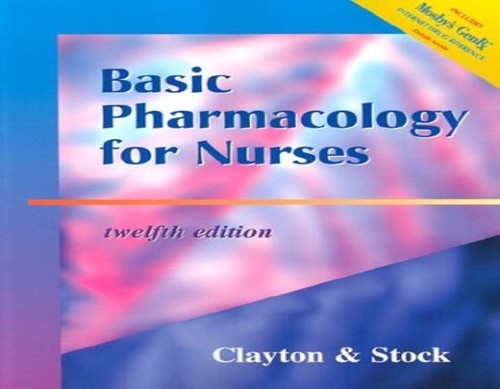 Basic Pharmacology for Nurses, Clayton, Bruce D.