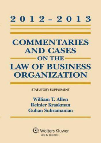 Commentaries and Cases on the Law of Business O- paperback, Allen, 9781454818557