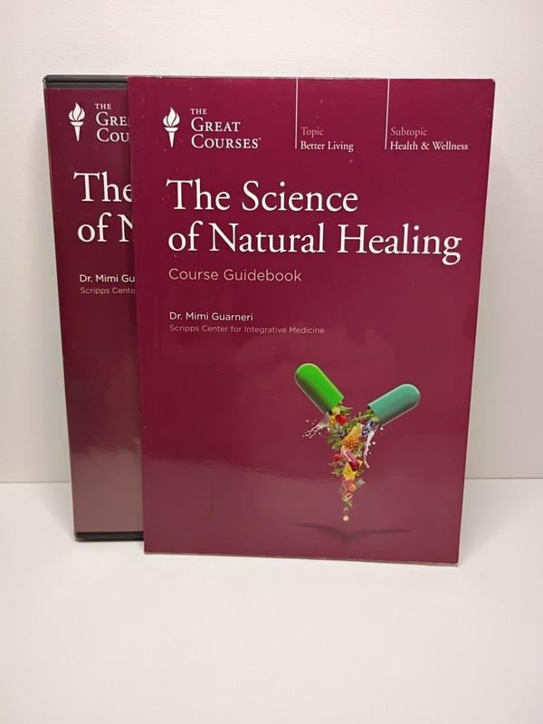 The Great Courses: The Science of Natural Healing -DVD Set & Guidebook Like New