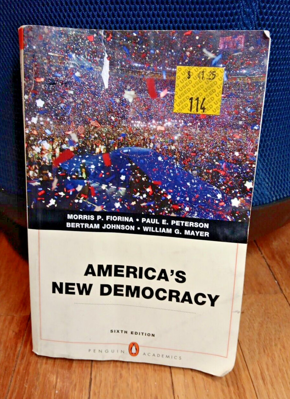 America’s New Democracy (6th Edition) (Penguin Academics) Tr Paperback BOOK