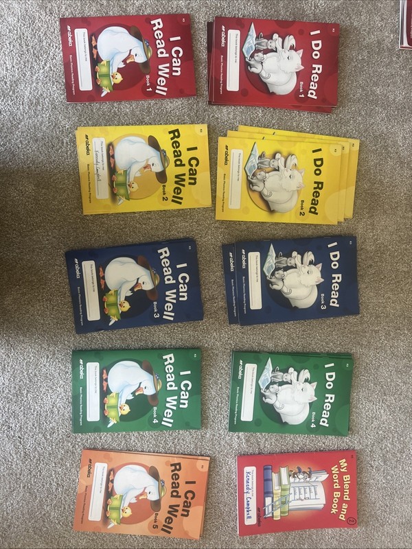 Abeka Readers k5 I Do Read & I Can Read Well & My Blend Book