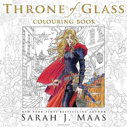 The Throne of Glass Colouring Book by Sarah Maas
