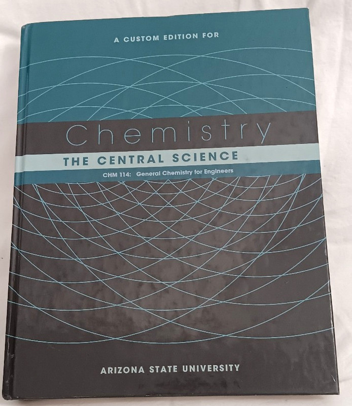 Chemistry The Central Science CHM 114 For Engineers A Custom Edition for ASU