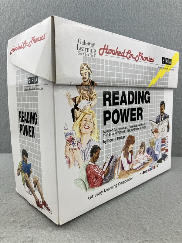 Vintage Hooked on Phonics Reading Power SRA Complete Set