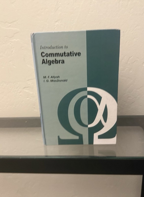 Introduction To Commutative Algebra by M.F. Atiyah & I.G. MacDonald HC / India
