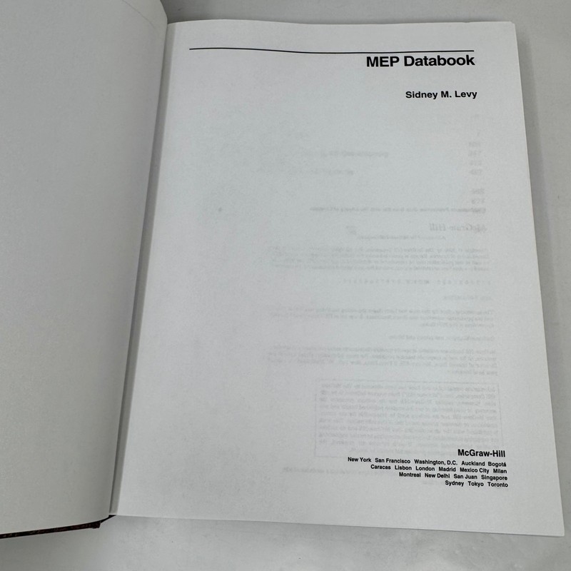 MEP Databook by Sidney M. Levy gallery