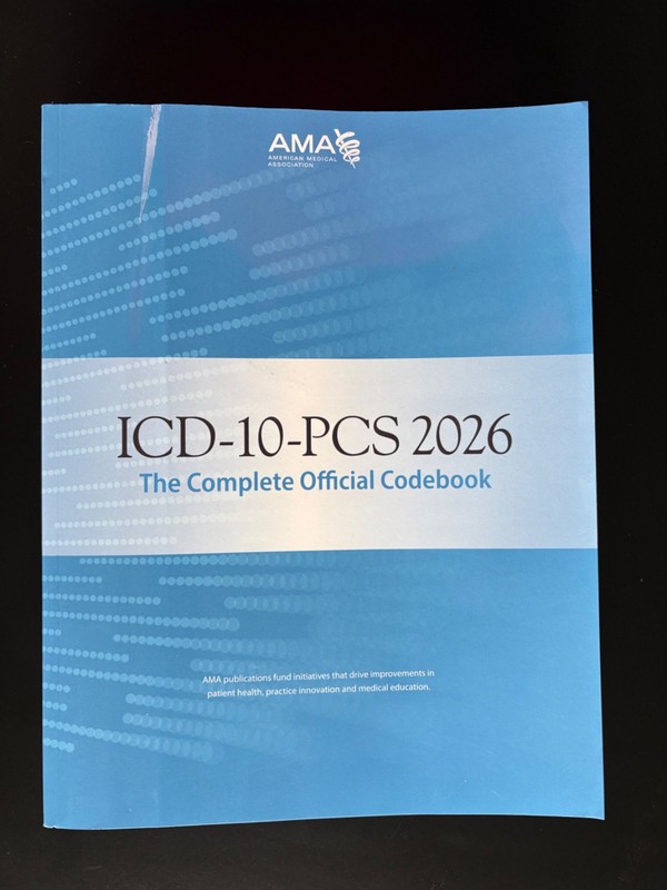 ICD-10-PCS 2026: The Complete Official Codebook (AMA)