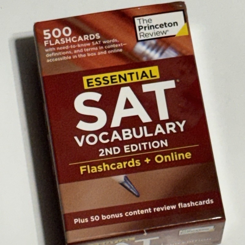 College Test Preparation Ser. Essential SAT Vocabulary, 2nd Ed Flashcards READ gallery