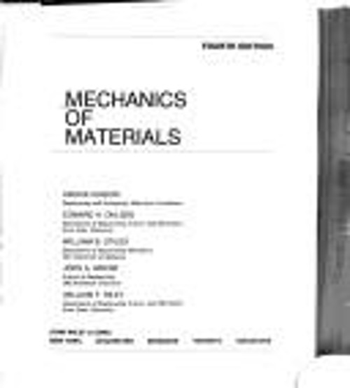 Mechanics of Materials Hardcover