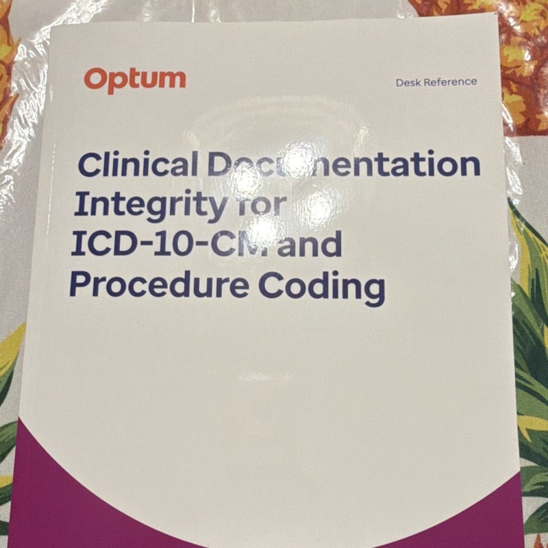 Optum Clinical Documentation Integrity Desk Reference Paperback Medical Coding