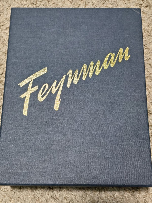 Feynman Lectures on Physics 1989 Commemorative 3-Vol Box Set HC Slipcase
