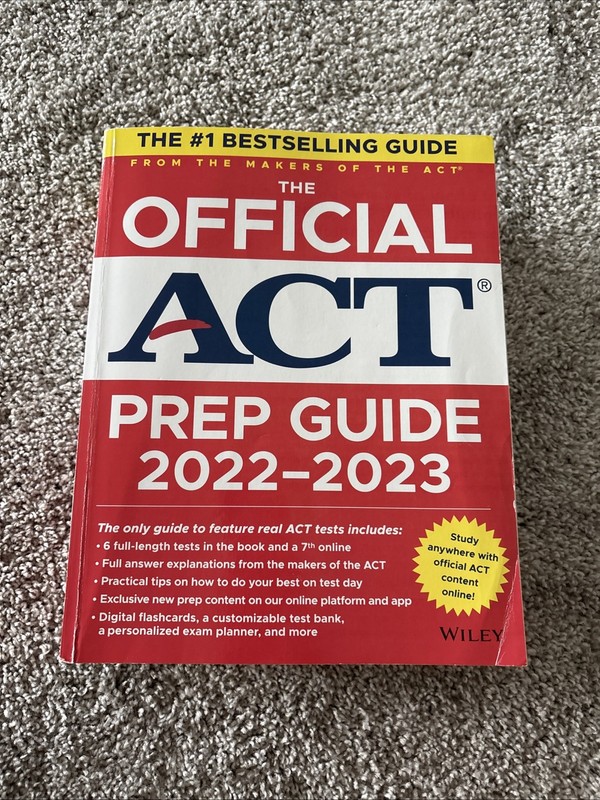 The Official ACT Prep Guide 2022-2023, Book