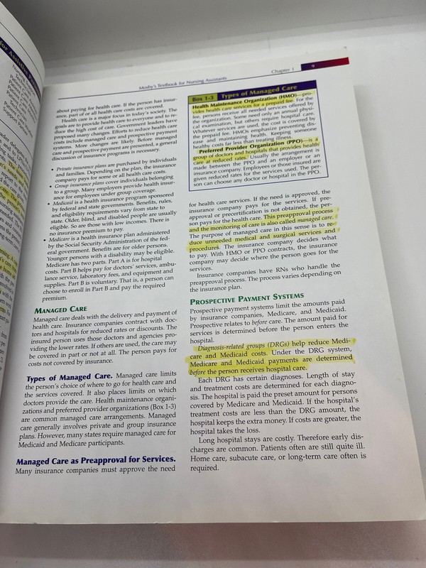 Mosby's Textbook for Nursing Assistants 5th Edition Sheila A Sorrentino gallery