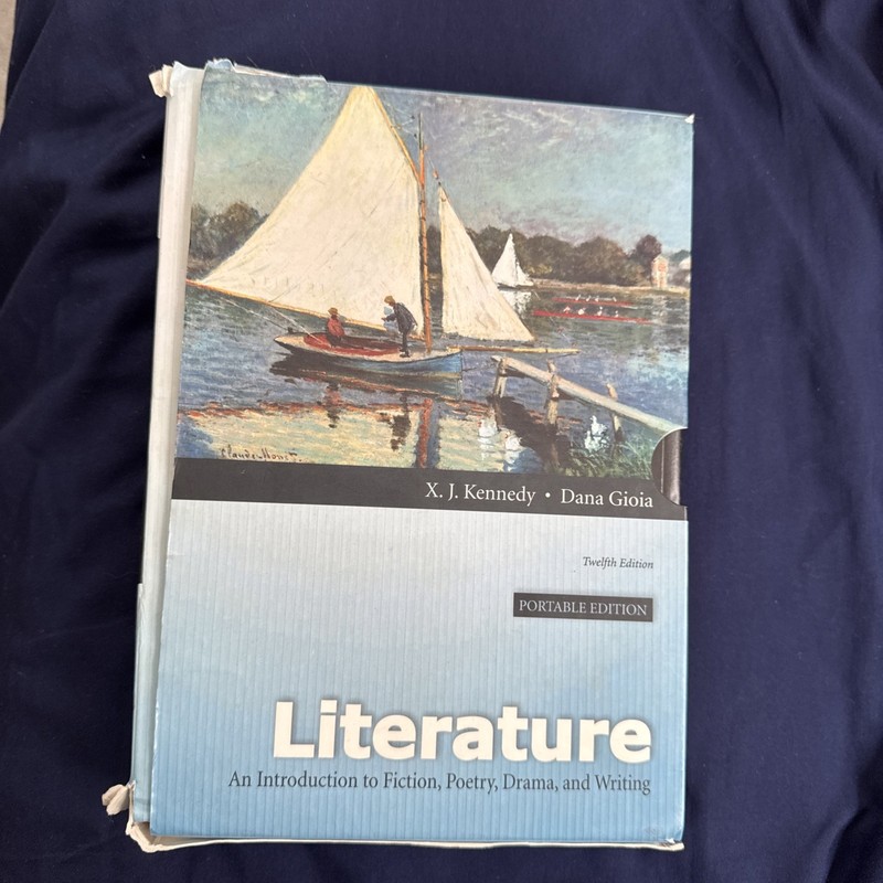 Literature Twelfth Edition XJ Kennedy Dana Gioia Portable 4 Book Set