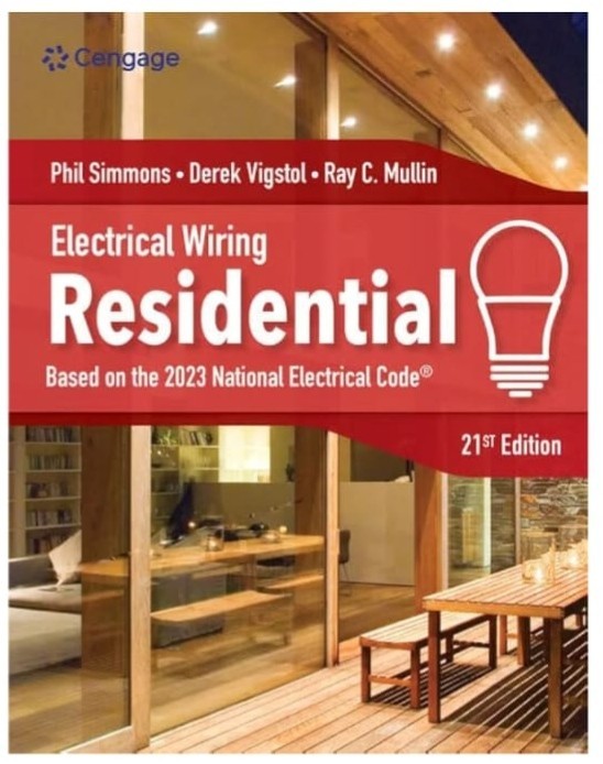 Electrical Wiring Residential Based on the 2023 NEC 21st Edition (Paperback) gallery