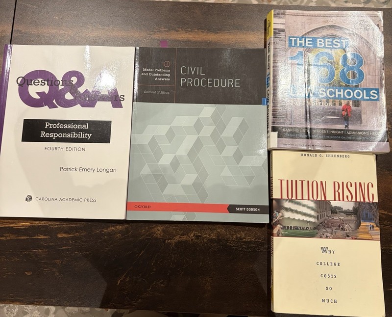 Law School & College Prep Book Lot – Civ Pro, PR, Princeton Review + Cost Book