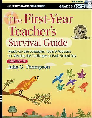 The First-Year Teacher’s Survival Guide: R- 1118450280, Thompson, paperback, new