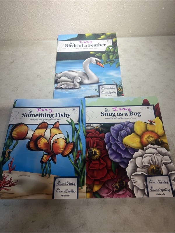 All About Spelling And Reading Review Book Lot Of 3, Samantha Johnson Learning P