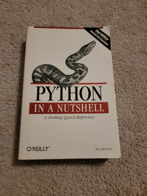 In a Nutshell (o’Reilly) Ser.: Python in a Nutshell : A Desktop Quick Reference