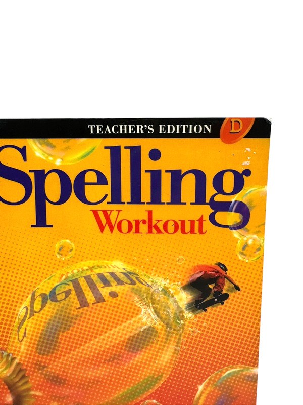 Spelling Workout Level D Set 2 Teacher Edition & Student Workbook Paperback READ gallery