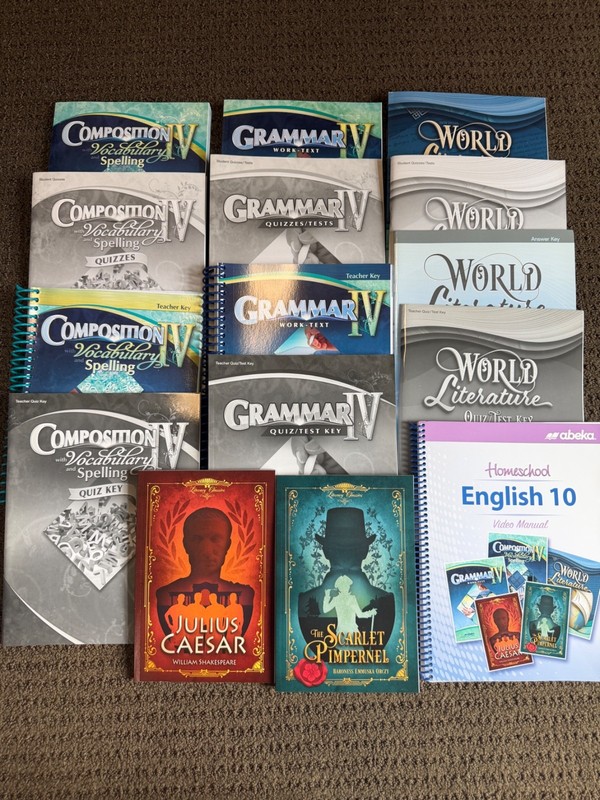 Abeka 10th Grade English Set