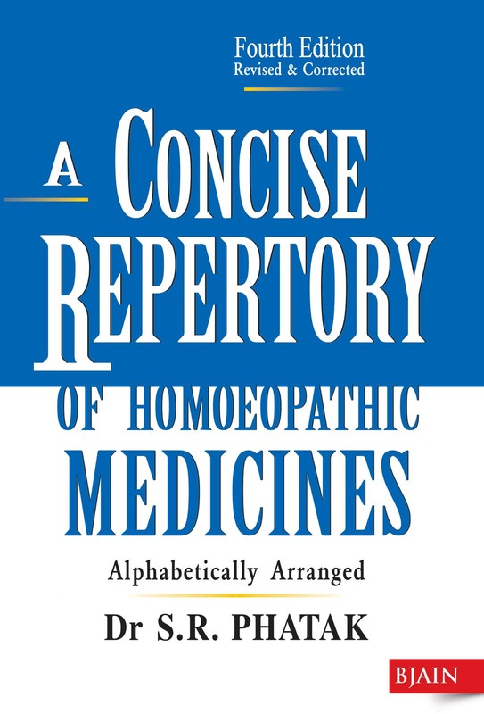 A Concise Repertory of Homeopathic Medicines