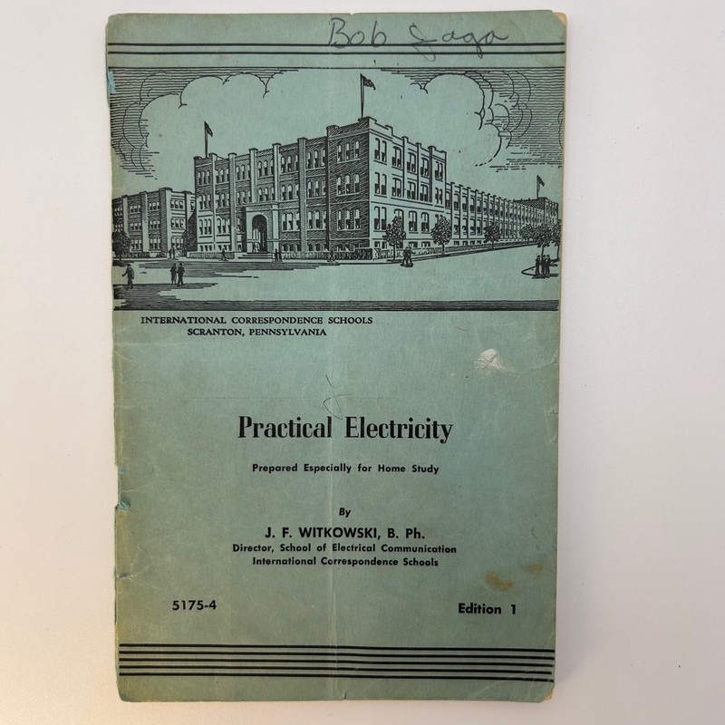 Practical Electricity 1950s International Correspondence Schools Booklet Vintage