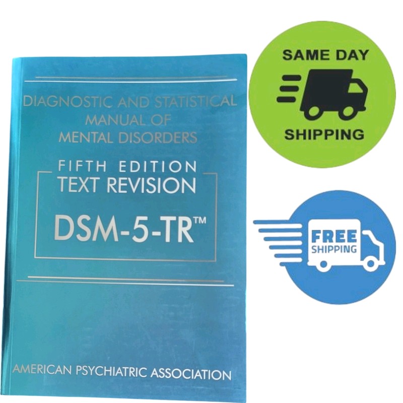 DSM-5-TR Diagnostic and Statistical Manual of Mental Disorders by American gallery