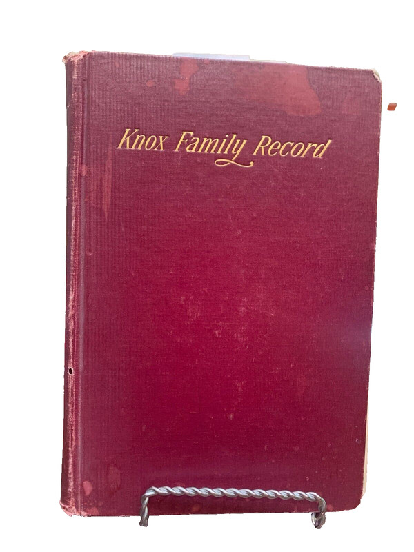 The Knox Family; a Genealogical and Biographical Sketch