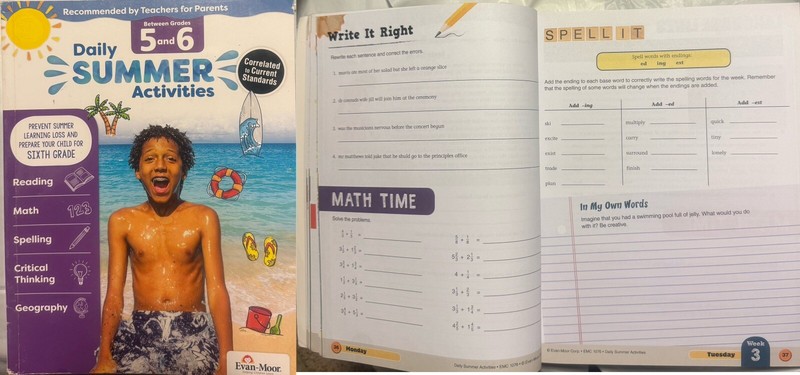 Workbooks, 3 - 5th-6th Grade Workbooks, Educational, Homeschooling, 3 Subjects gallery