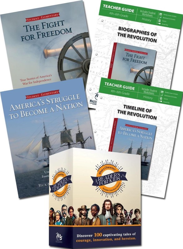 New Master Books American History Gr 4-8 ANNIVERSARY LOT Revolutionary War Plus