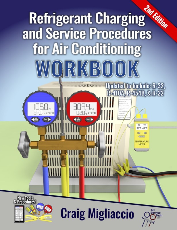 Refrigerant Charging & Service Procedures for AC WORKBOOK - 2nd Ed.