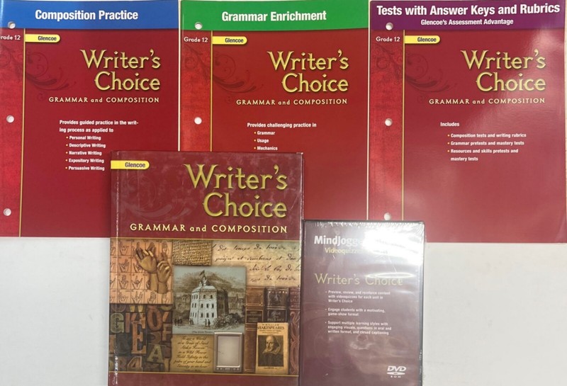 Grade 12 Language Arts Grammar Writing Homeschool Bundle 12th Curriculum English