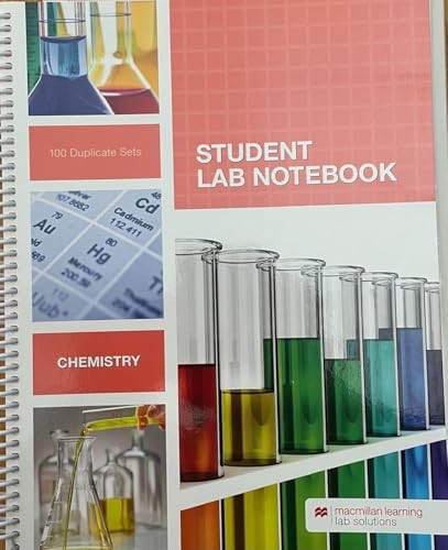 2024 – Student Lab Notebook Spiral Bound: 100 Carbonless Dupli…