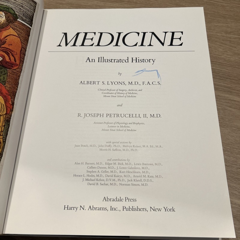 Medicine An Illustrated History 1978 HC (LN) DJ (VG) 1st Ed gallery