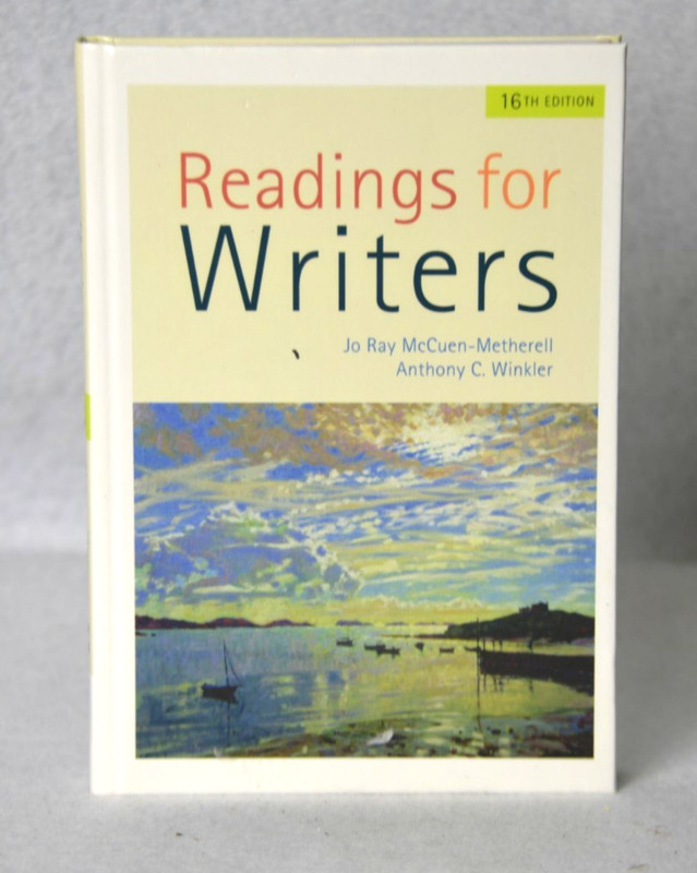 Readings for Writers 16th Edition Hard Cover