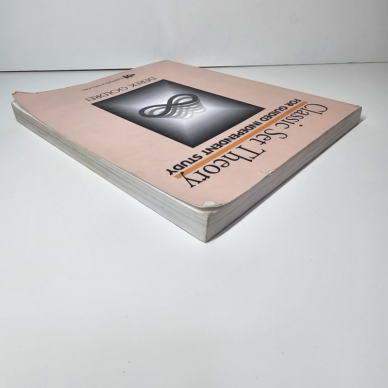 Classic Set Theory : For Guided Independent Study Goldrei Paperback Chapman/Hall gallery