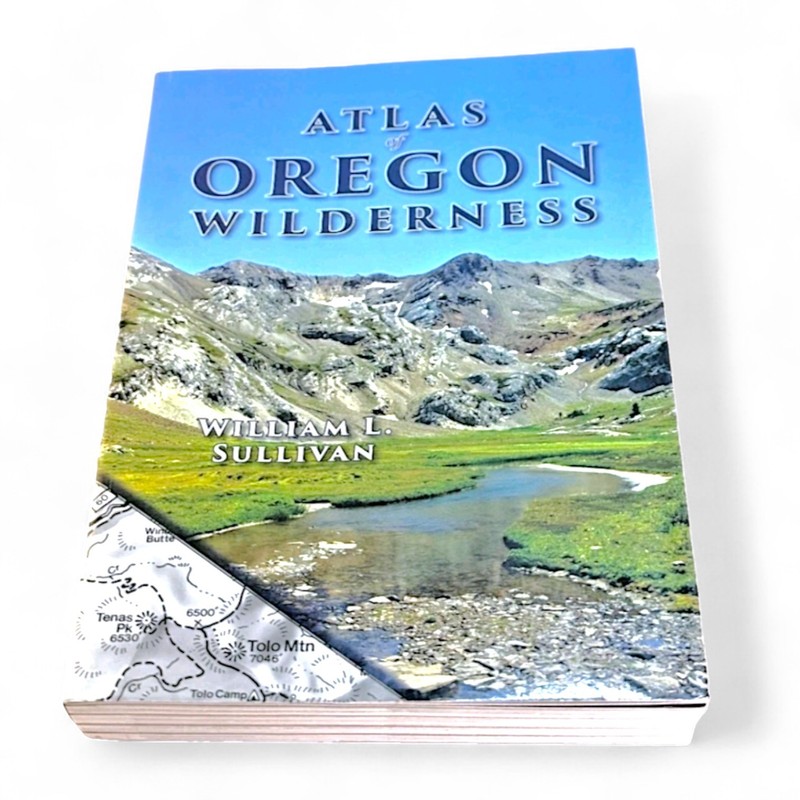 Atlas of Oregon Wilderness 2009 William Sullivan Hiking Guide Maps Navillus