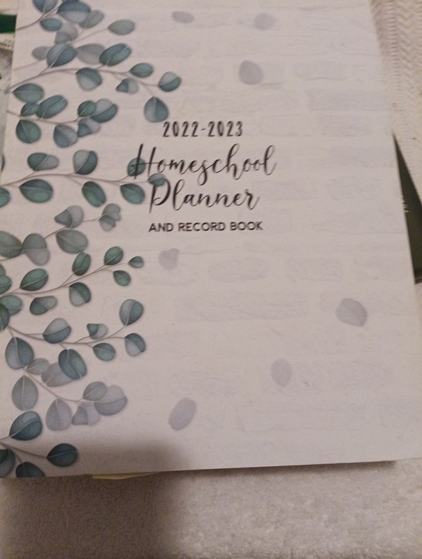 2022 – 2023 Homeschool Planner And Record Book