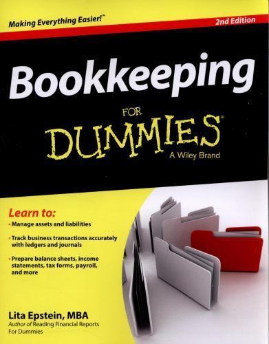 Bookkeeping For Dummies (For Dummies Series) by Epstein, Lita