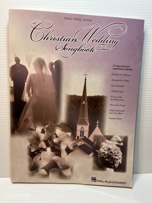 The Christian Wedding Songbook by Hal Leonard Music Books (paperback)